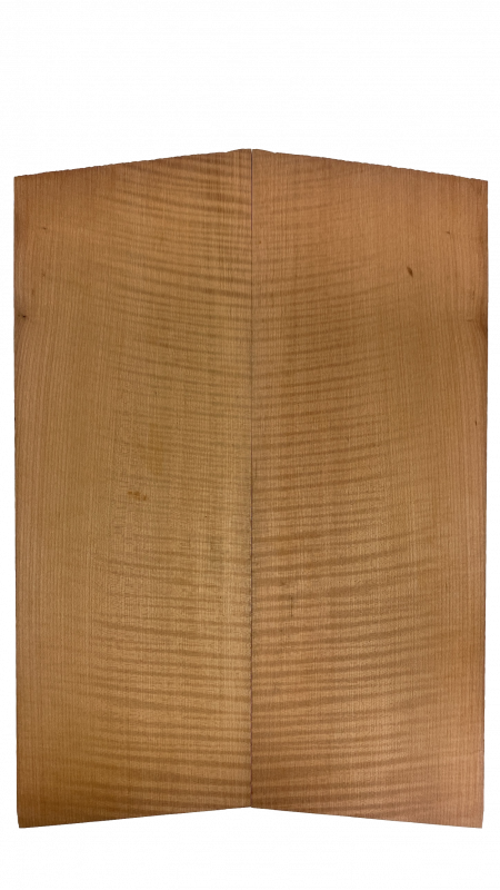 Top Ahorn, europ. AAA, "Caramel", 8mm, 2-tlg. bookmatched